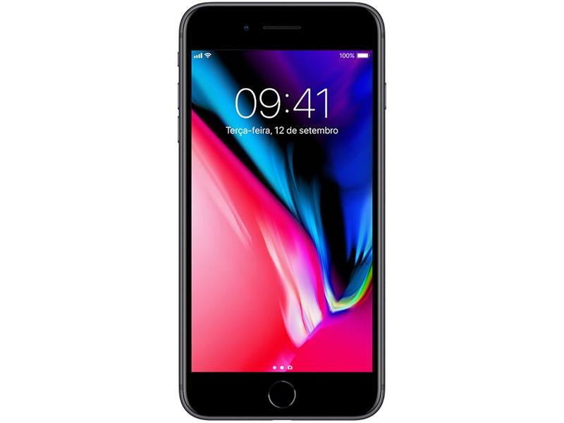 iPhone 8 Plus Apple 256GB Cinza Espacial 4G - Tela 5,5” Retina